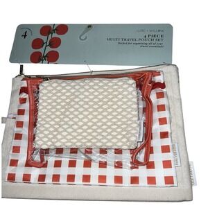 Luxe + Willow 4 Piece Multi Travel Pouch Set